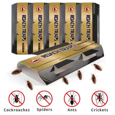  Cockroach Trap, Indoor Infestation Cockroach Killer, Indoor Home Cockroach Killer, Roach Bait, Cockroach Motel, Youngsters & Pet Friendly