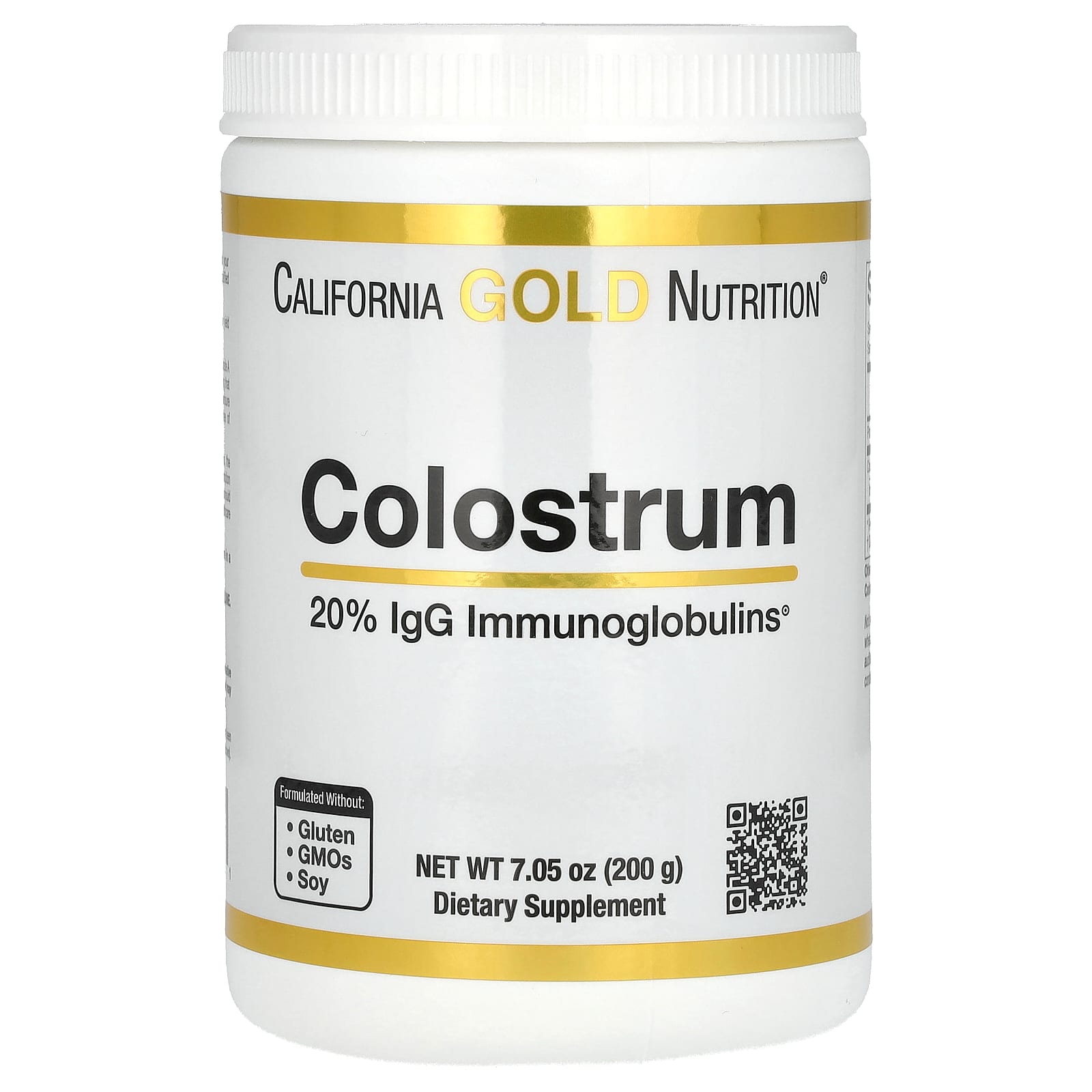 

California Gold Nutrition, порошок молозива, концентрат, 7,05 унції (200 г)