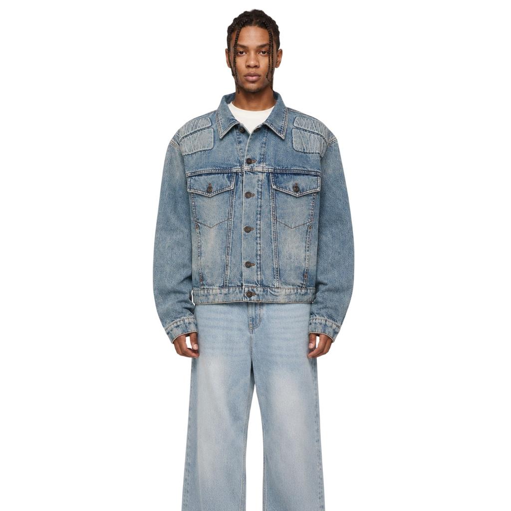 Boss Mens Little Rock Chest Pocket Denim Jacket