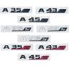 ABS For Mercedes Benz A35 45 43 AMG W177 W176 A35 A45 A45S TURBO 4MATIC Car Trunk Letters Emblem Badge Logo Stickers Accessories qq1
