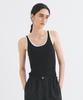 Siyajyu Sikn2142 Marine Silky Sleeveless Knit_Black