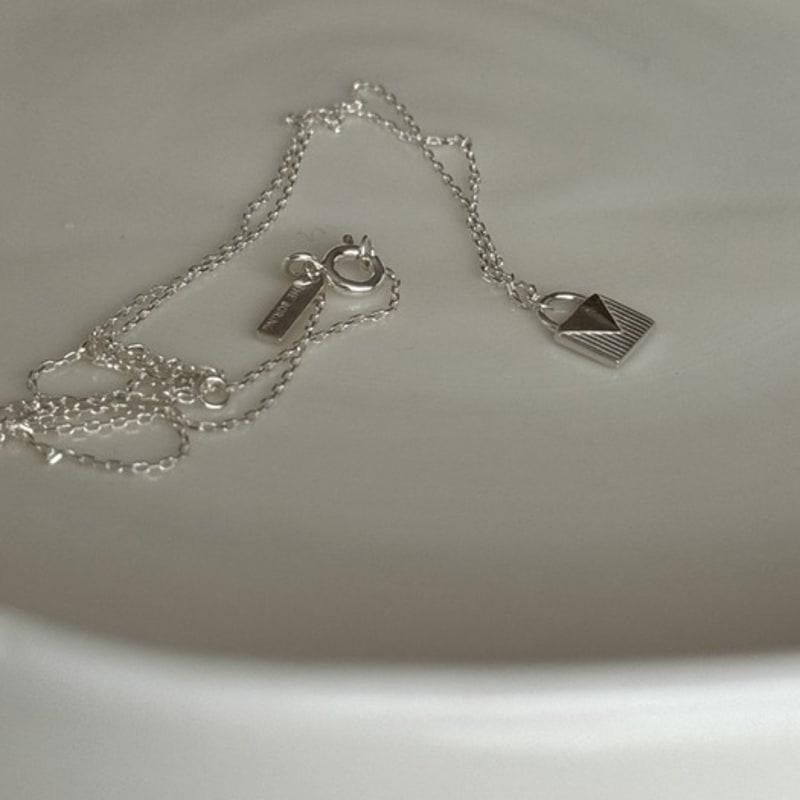 THE BORING love letter mini necklace
