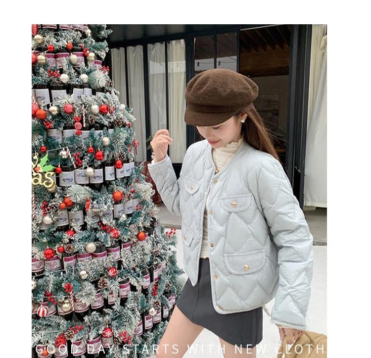 Women’s Short Thin Lightweight Winter Jacket