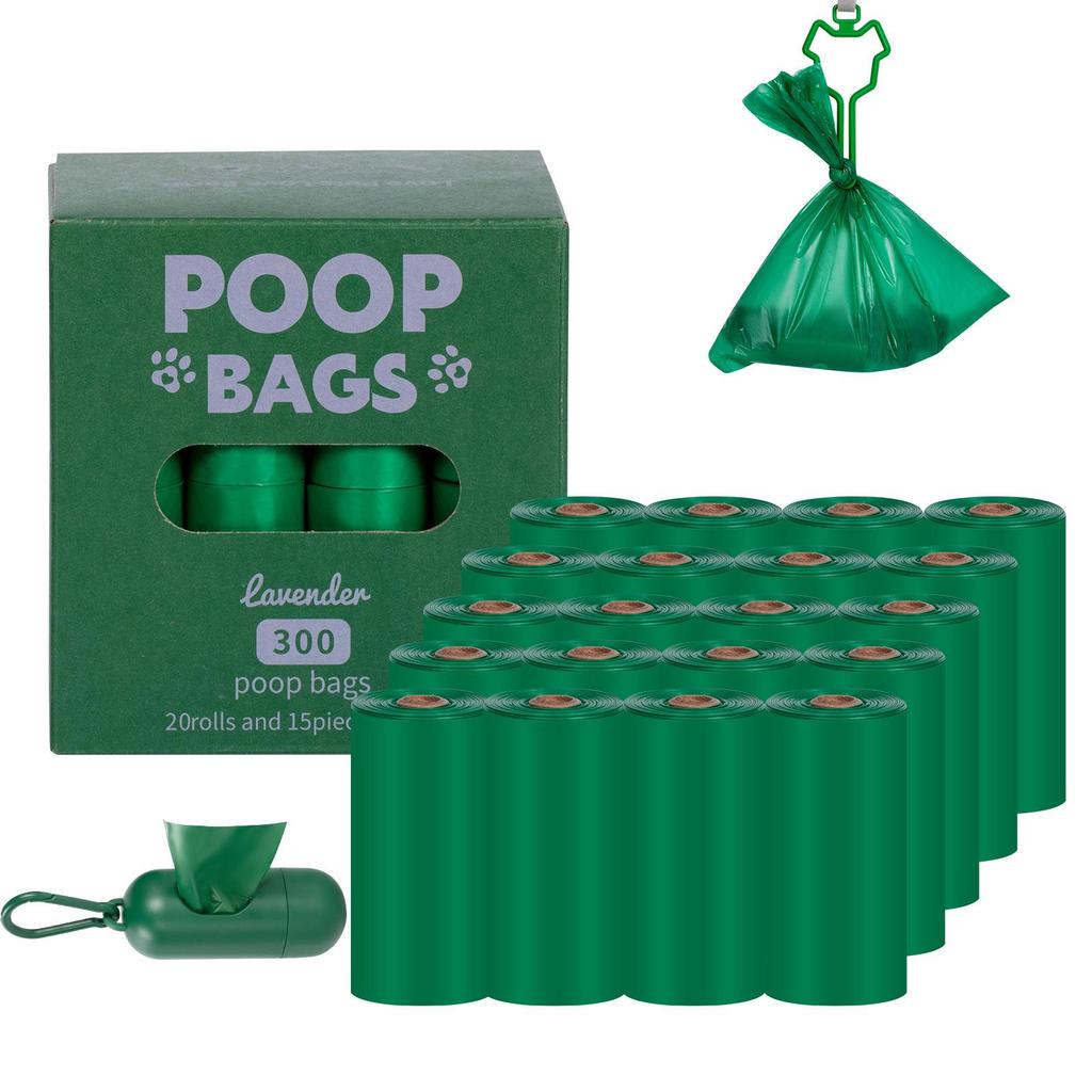 Eco-friendly Biodegradable Dog Waste Bags with Dispenser