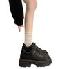 Heightened CM Japanese Small Leather Shoes Autumn New British Style Thick Sole Heightened Retro JK Uniform