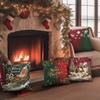 Copricuscini natalizi: Design Festivi per una Casa Accogliente per le Feste Copricuscino per divano letto, Decorazione per la casa di Capodanno