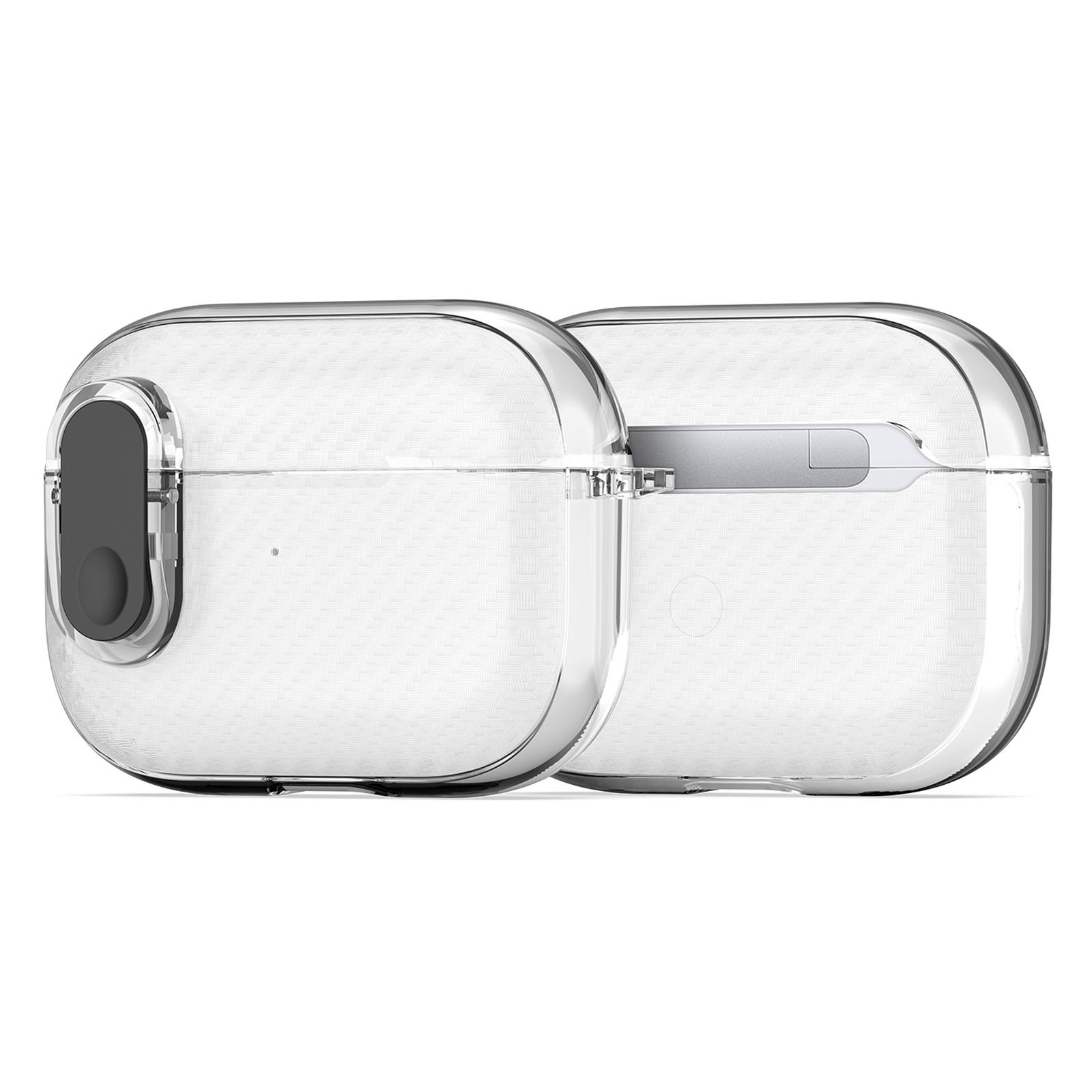

Чохол серії DUX DUCIS PECK для Apple AirPods Pro Bluetooth-сумісна кришка-вкладиш із гачком для підвішування Blue