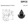 50Pcs Silicone Stopper Rubber Stopper For Caravan Camper Heatproof Spacers, Non-Slip Lid Lifters To Prevent Scratches & Spills