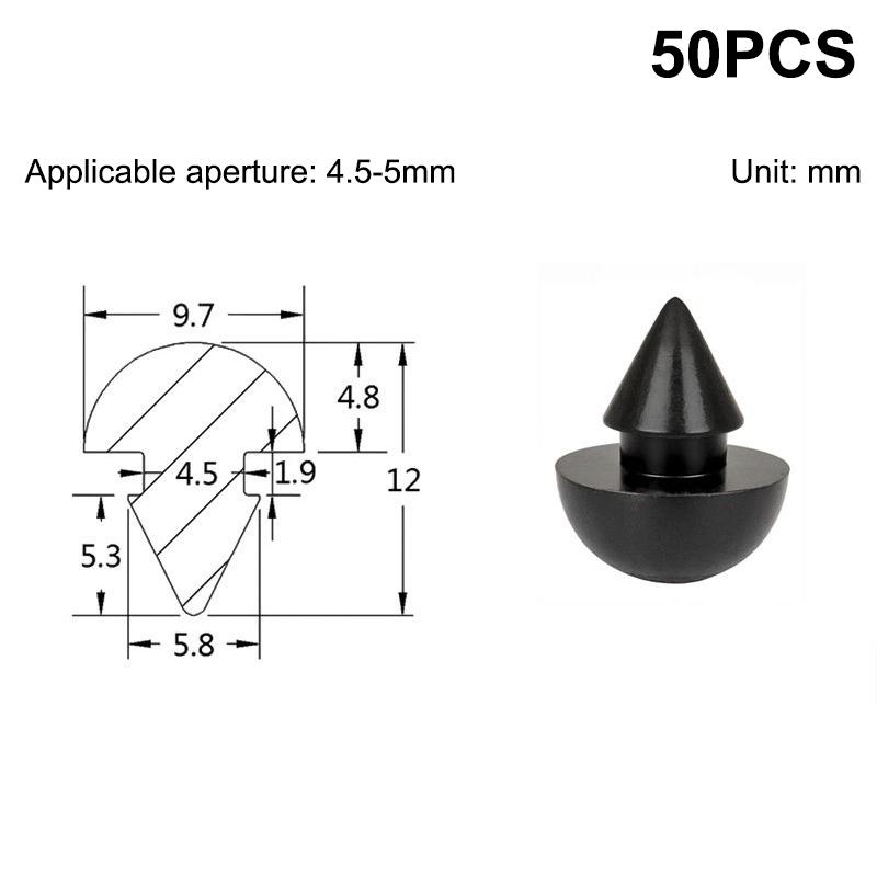 50Pcs Silicone Stopper Rubber Stopper For Caravan Camper Heatproof Spacers, Non-Slip Lid Lifters To Prevent Scratches & Spills
