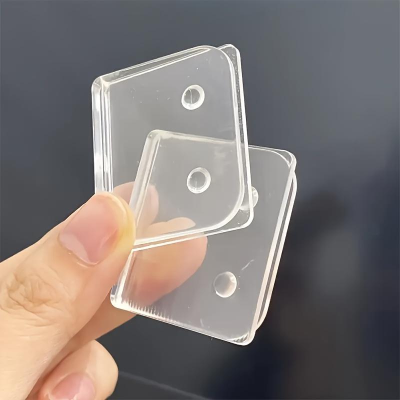 S-1set Multi-purpose Curtain Clip - Transparent Plastic, No Power Required - Very Suitable for Bathrooms and Kitchens