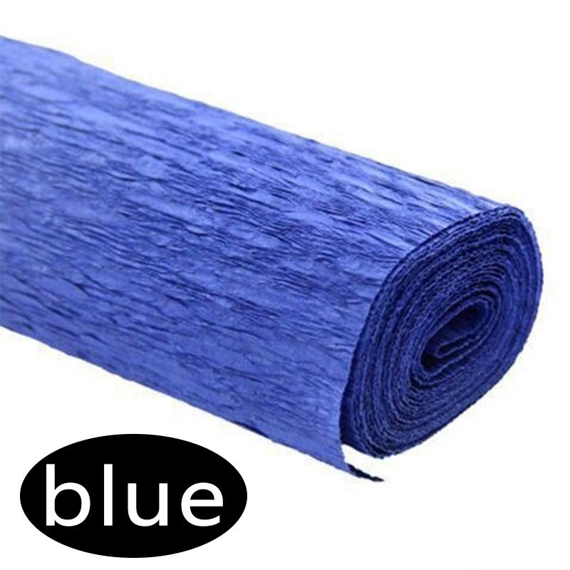 Craft Paper Rolls Crepe Origami Crinkled Crepe Pape Flower Home Decoration Wrapping Gift  DIY Art Supplies School Project ZSZ011