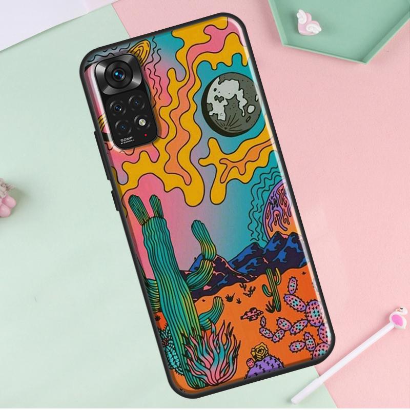 Indie Hippie Art For Redmi Note 12 Pro Plus Cover For Redmi Note 10 8 9 11 Pro 12S 11S 10S 9S 9C 10C 12C Case
