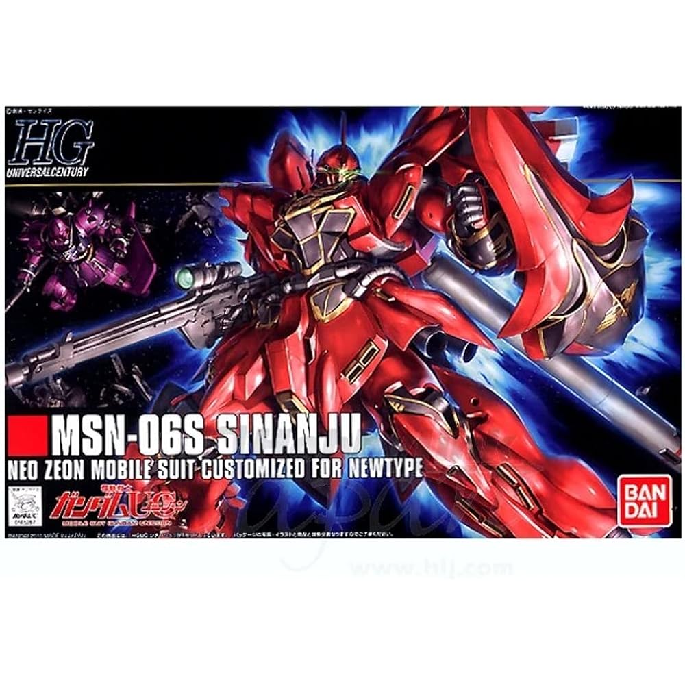 BANDAI SPIRITS (Bandai Spirits) HGUC 1/144 MSN-06S Shinanju (Mobile Suit Gundam UC)