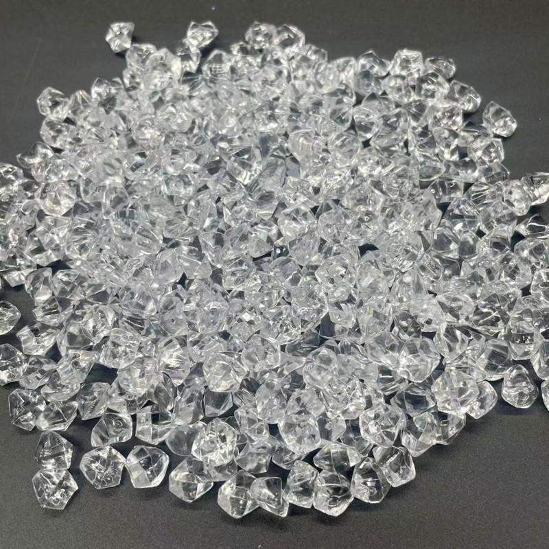 Glaçons transparents en acrylique de grande taille pour bijoux, accessoires photo et projets de bricolage