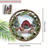 Nativity Wooden Christmas Sign with Manger Pattern - Navidad Sign for Front Door Wall Hanging Decor - Ideal Christmas Gift