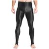 Damen Plus Size Glänzende Steg-Leggings Hoher Bund Elastischer Bund Strumpfhosen