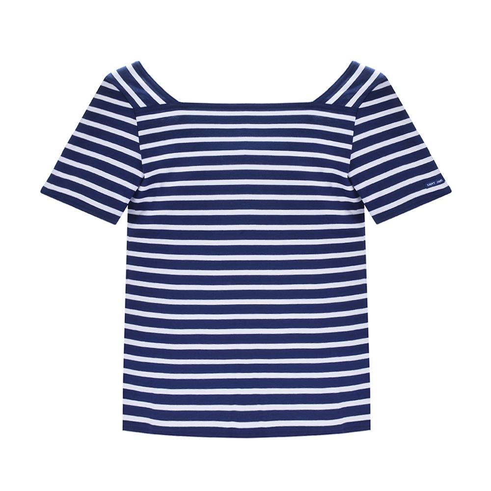 

Saint JameS Women S Short Sleeve Tee Pleneuf Stripe 8952 Marine Neige 8952 MARINE NEIGE (40)