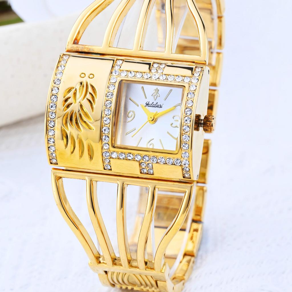 Bracciale Yalalusi Orologio da Donna Cinturino a Gabbia Diamante Orologio da Donna Moda Orologio da Donna