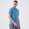 Eisseidenes Sport-T-Shirt für Herren Schnelltrocknend Sommer Leichtgewicht Kurzärmeliges Basketball-Top Trainingsshirt