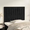 VidaXL Headboards 2 Pcs Black 80x5x78-88 Cm Velvet3116602