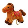 Cute Mini Horse Pendant Keychain Good Luck Horse Ornament Simulation Stuffed Animal Chinese Zodiac Horse Gift