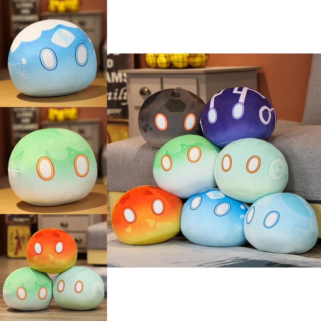 Genshin Impact Slime Theme Adorable Plush Dolls Perfect Kids Gift Cartoon Pillow