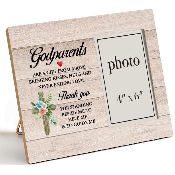 Pet Memorial Gifts - Wooden Photo Frame, Sympathy Gift for Loss of Dog or Cat (4x6 Inches)