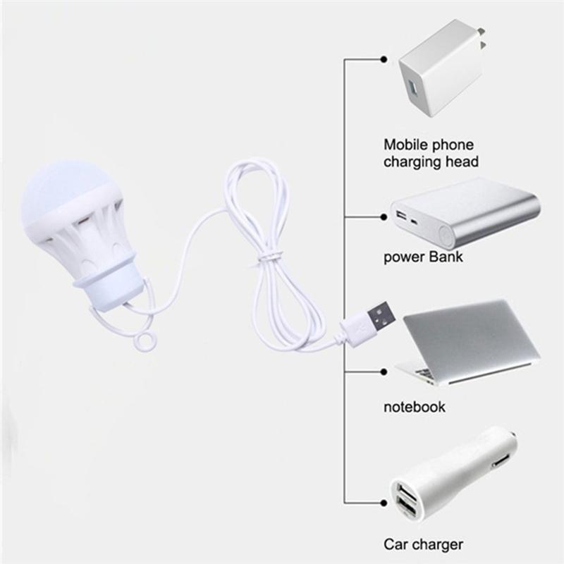 1 x USB Bulb Light For Reading,Night Riding, Camping, Fishing,Tent Light