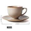 Ceramic Coffee Cup And Plate Set Creative Gradient Sets Japanese Home Use Personality Gilded Gold Milk Cup Dish