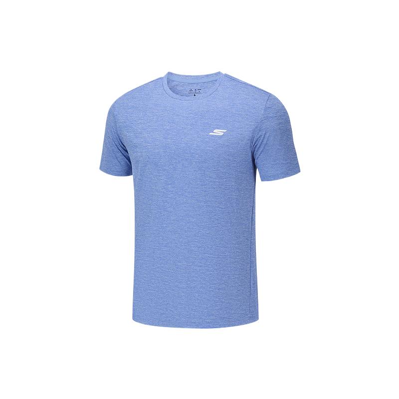 Skechers Moisture Wicking Solid Color T-Shirt Men tops P226M228-03Z1 S