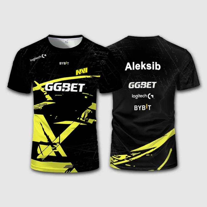 S1mple Jersey CSGO Men's and Women's Sports Short-Sleeve T-Shirts CS2 Major Esports  Training Uniform Fan Gift