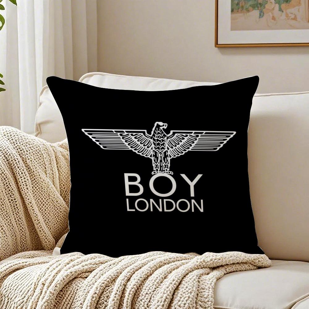 Brand BBOY LONDON Cushion Cover Linen Pillowcase Soft for Sofa Bed Home Room Decor