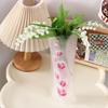 Foldable PVC Folding Vase Reusable Simple Flower Vase Color Random Cartoon Flower Vase  Desktop