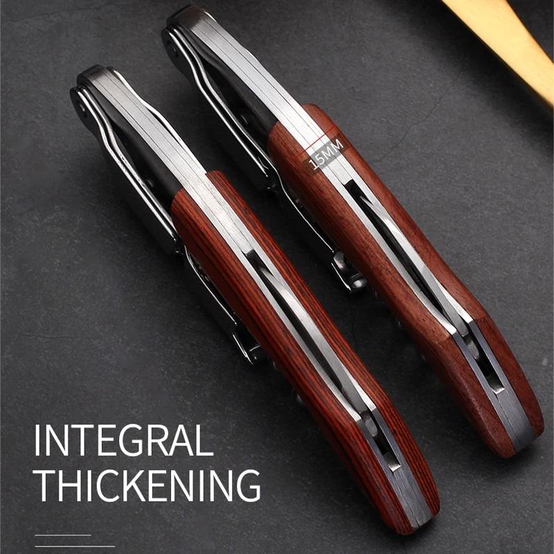 Drewniany uchwyt korkociąg profesjonalny otwieracz do wina przenośny korkociąg śrubowy wielofunkcyjny nakrętka do piwa otwieracz do butelek kuchnia bar narzędzie