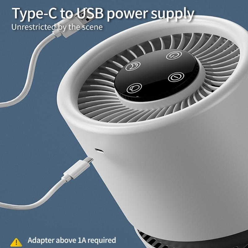 Air Purifiers for Bedroom Home Desk Small Air Purifiers Quiet Small Air Filter Cleaner with USB Cable for Bedroom Deskto