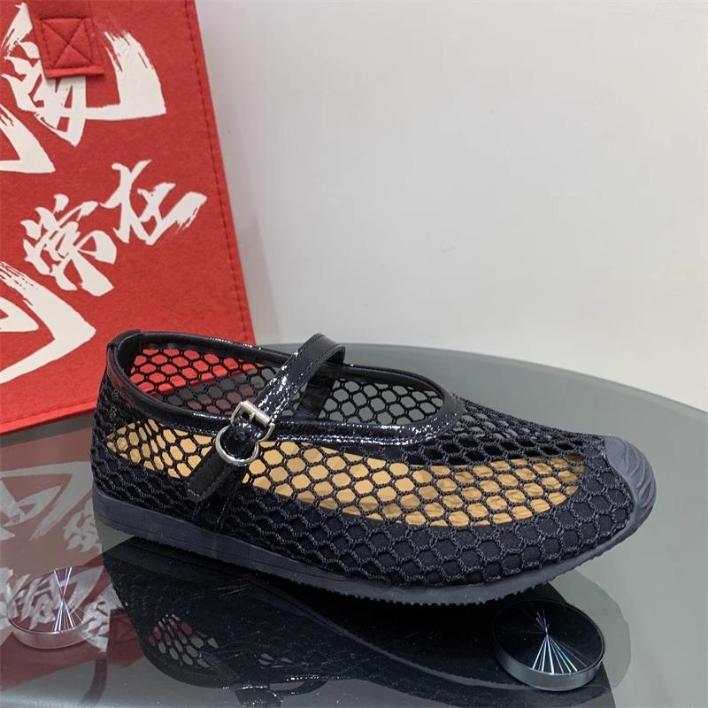 

Fashion Women Mesh Casual Sneakers Sport Shoes Woman Flat Sandals 2025 Trend Summer Marie Janes Shoes Comfort Loafers Shallow Sandalias 35 чёрный