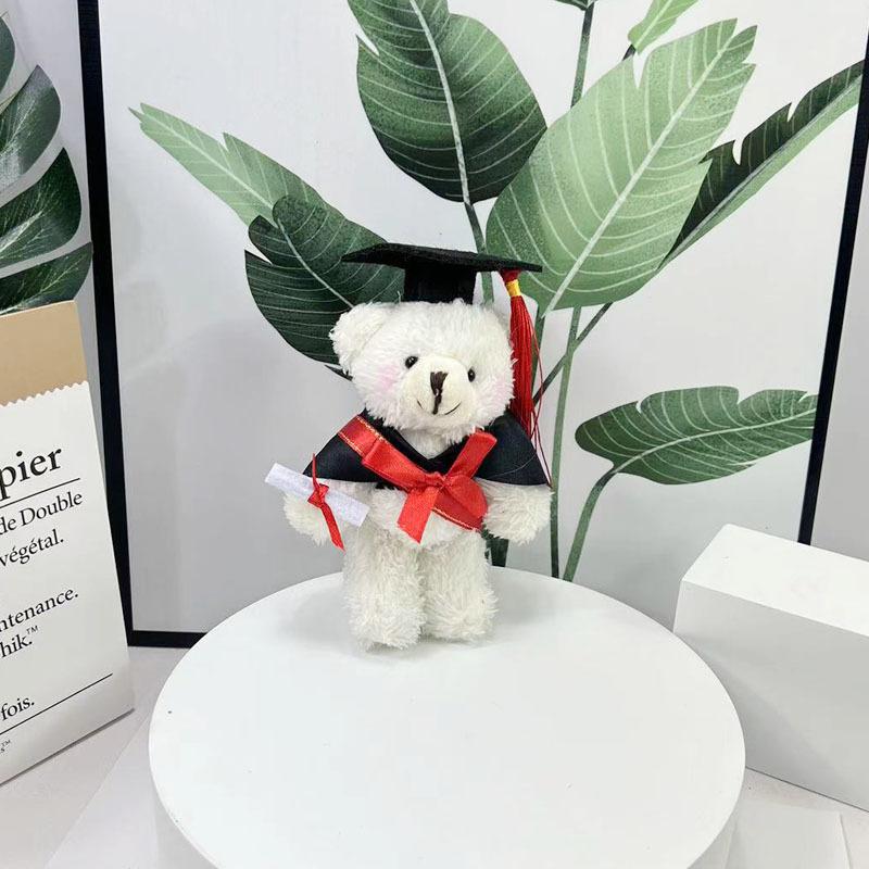 13cm Graduation Bear Dr. Bear Cartoon Lovely Bear Soft Graduation Bear Dolls  Kindergarten
