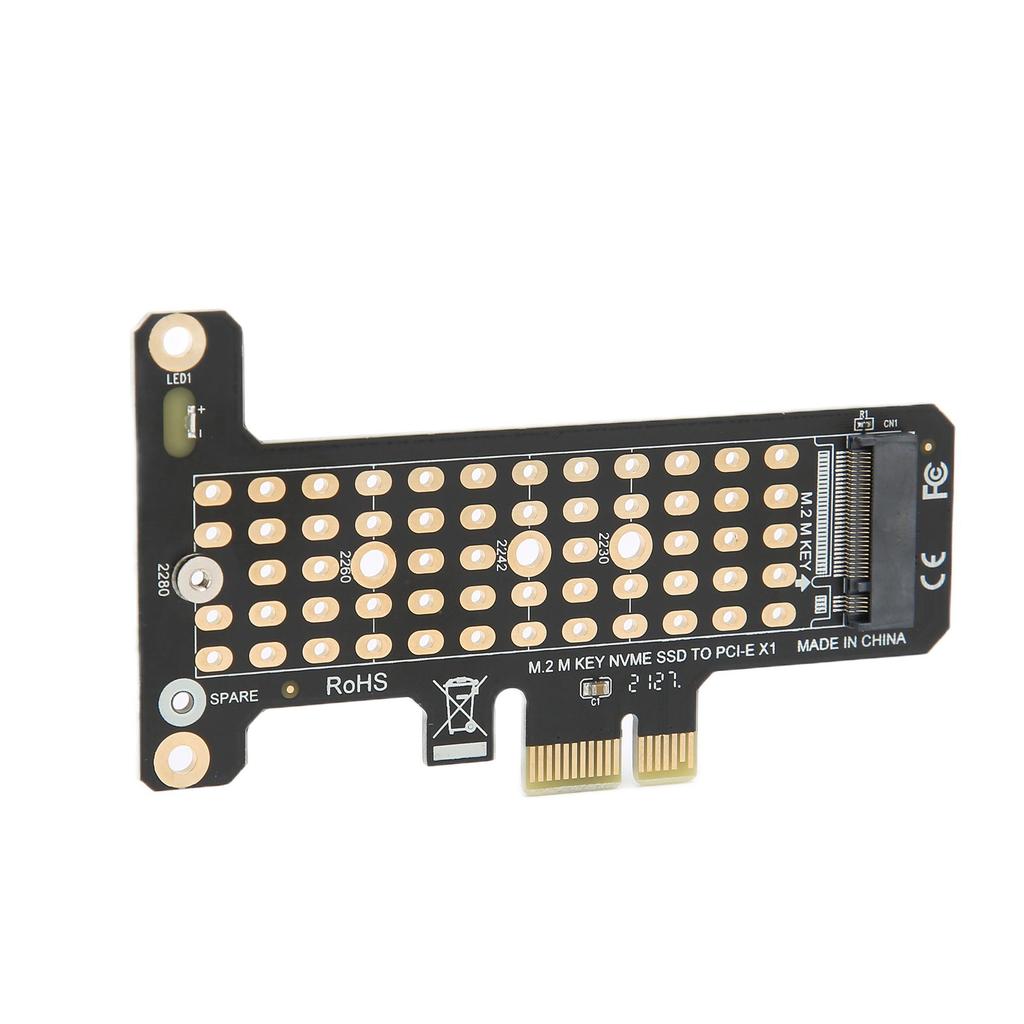 Transfer Expansion Card M.2 NVME to PCIeX1 Good Heat Dissipation Effect Stable Performance Computer AccessoriesPh41x1