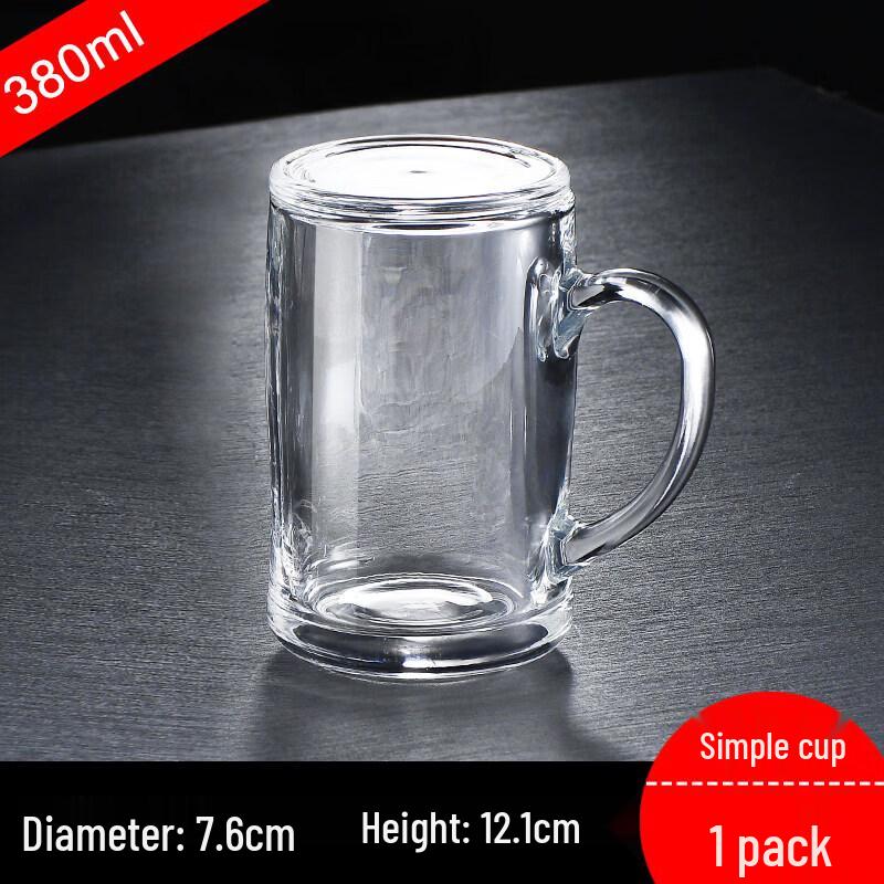 Youluo High Borosilicate Tempered Glass Mug with Handle