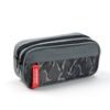 Large Capacity Dual-Layer Pencil Case Students Minimalist Fresh Design Oxford Fabric Multi-Compartment School