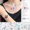 New Mermaid Laser Metal Tattoo Stickers - Original, Fashionable, and Unique Design