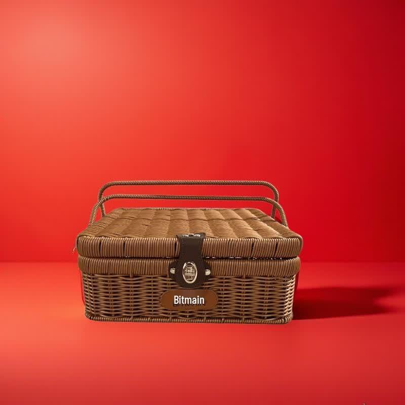C.LI Women s Woven Straw Basket Bag