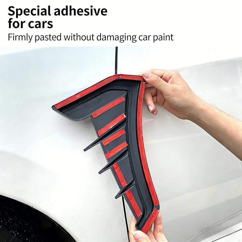 Car leaf panel decorative sticker, simulated air outlet on the side of the car body, car sticker, sports style appearance upgrad