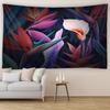 Home Wall Decoration Tapestry Plant Leaves Background Hanging Cloth Office Living Room Tapestry