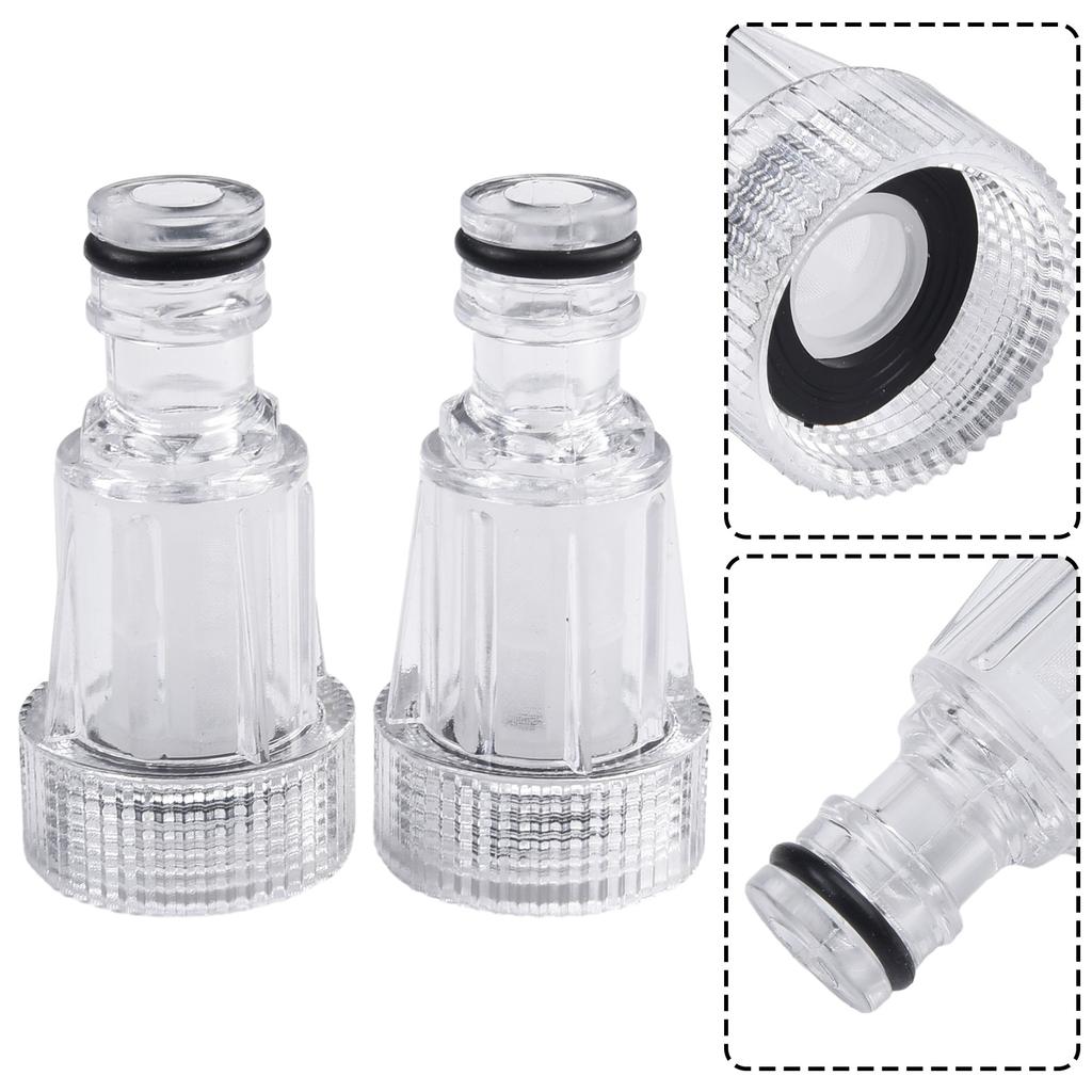 2PCS Water-Filter Connection Car Clean Washer High Pressure Tool For Karcher