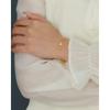 YHB020 S925 Sterling Silver Heart Pendant Bracelet - Korean Style Summer Jewelry for Women