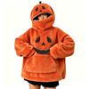 Men's and Women's Matching Halloween Pumpkin-Headed Vintage Sweatshirt