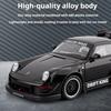 1:22 Scale RWB 993 Z4 Car Model Toy Alloy Diecast Sound Light Doors Opened Foldable Rearview Mirror Models Toys Collectible Item