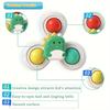 3PCS Suction Cup Rotating Toy for Baby Hand-eye Coordination Educational Training, Bath & Travel toy, Birthday Christmas Gift