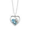 Cute Stitch Cartoon Pendant Necklace Jewelry Personality Sweater Chain with Filled Rhinestones for Women Gift
